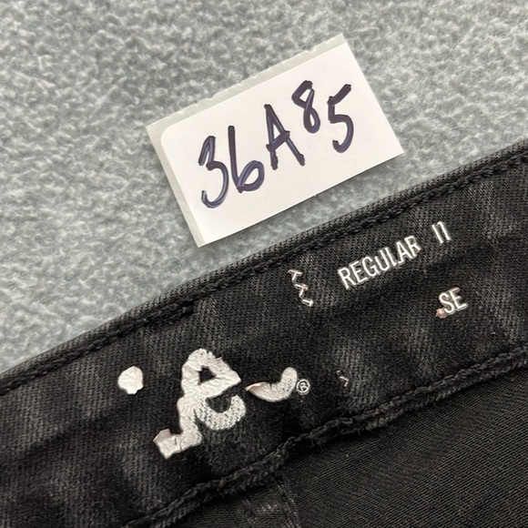 Lee Black Bootcut Jeans 10 Petite Stretch Denim High Rise Western - Picture 3 of 8